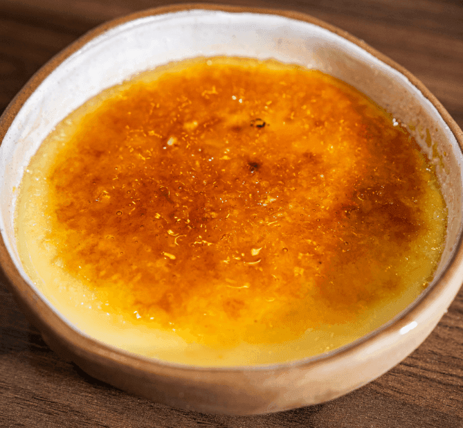 Creme Brulee Steamed Egg Pudding