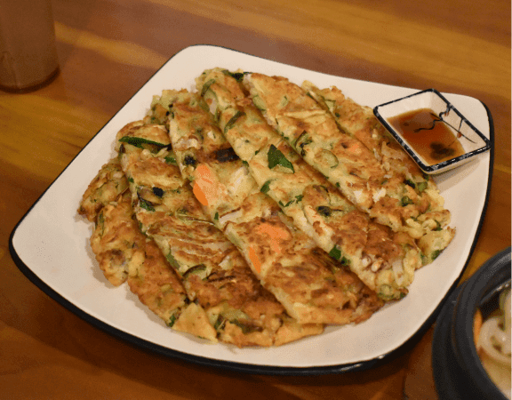 Seafood pancake
