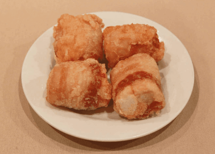 Crispy Bacon and Shrimp Rolls