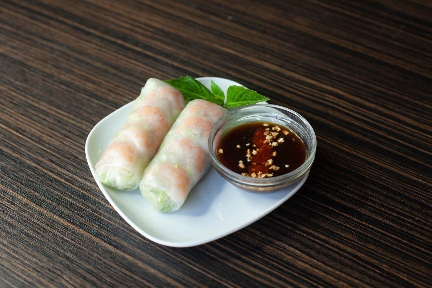 Shrimp salad rolls