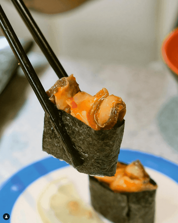 Tsuba Kimchi's House Special Snail Sushi