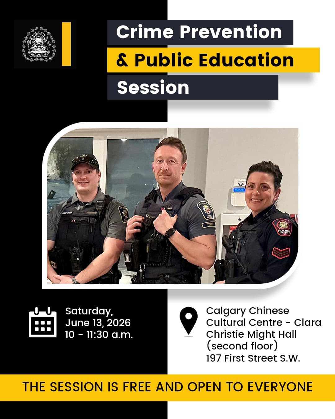 Crime Prevention & Public Education Session