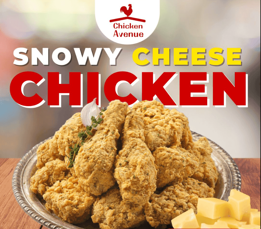 Snowy cheese chicken