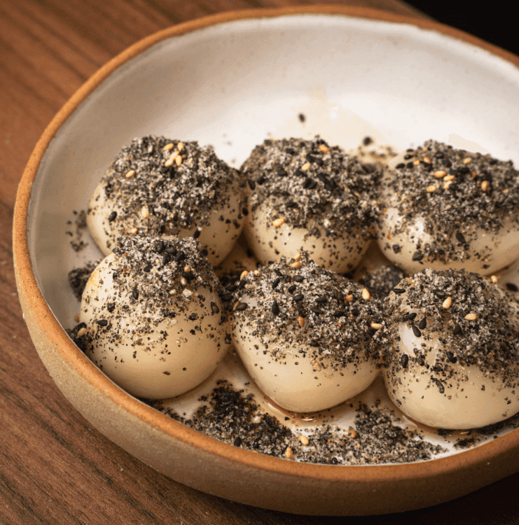 Sesame Coconut Mochi